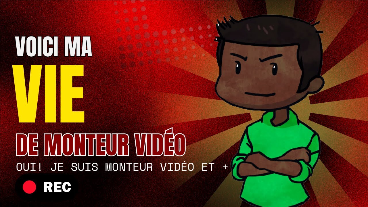 Je suis un MONTEUR VIDÉO et voici ma vie en 2 min