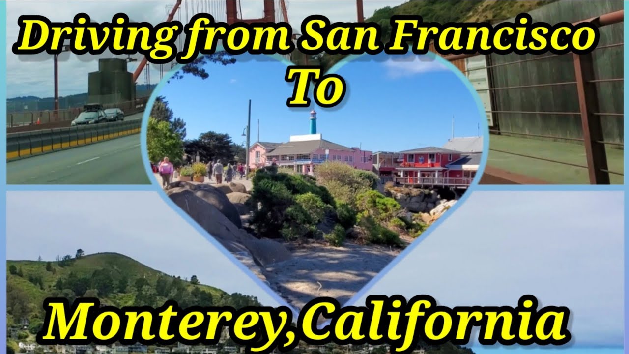 First time driving from San Francisco to Monterey, Ca Scenic Driving Tour/Filipina living in Oregon