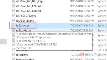 Fix Windows 10 1903 Update Blocked by iastora.sys Old Intel Rapid Storage Drivers