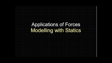 M02 — Applications of Forces — Modelling with Statics