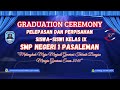 Graduation ceremony pelepasan  perpisahan siswa siswi kelas 9 smp n 1 pasaleman rabu 22 mei 2024