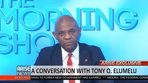 Must Watch: Tony O. Elumelu