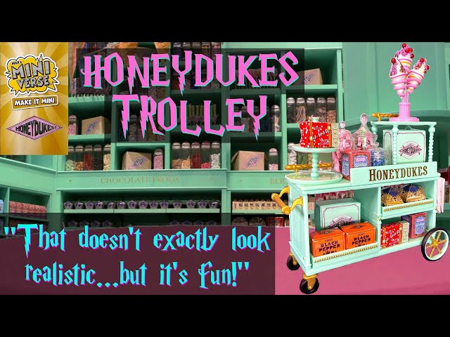【専用】Miniverse Honeydukes Trolley MGA'S MINIVERSE MAKE IT MINI HARRY POTTER HONEYDUKES TROLLEY