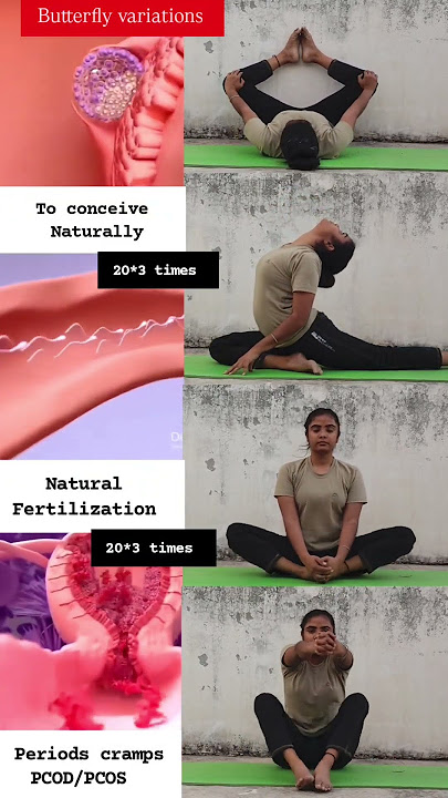 Simple Asanas for healthy uterus/healthy periods/pcod/PCOS/Hormonal balance/conceive naturally ✅🧘‍♀️