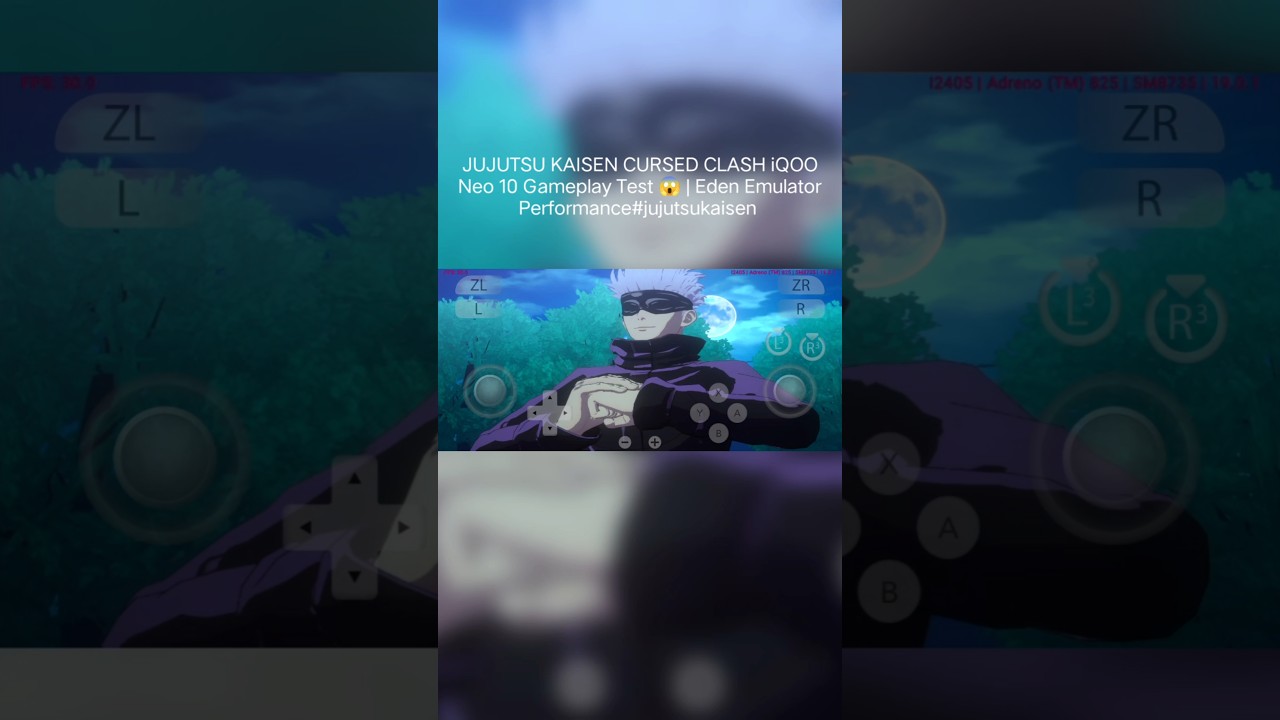 JUJUTSU KAISEN CURSED CLASH iQOO Neo 10 Gameplay Test 😱 | Eden Emulator Performance