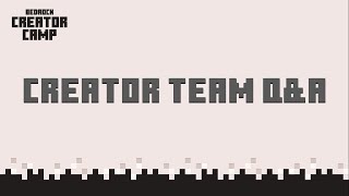 Creator Camp - Creator Team Q&A