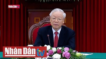 Tổng Bí thư hội đàm trực tuyến với Tổng thống Hàn Quốc