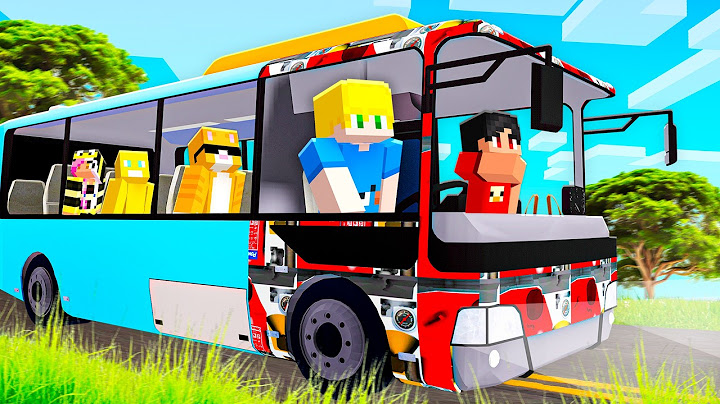 Fizemos a Maior Viagem de Ônibus Realista no Minecraft!