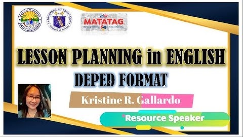 HOW TO MAKE A LESSON PLAN IN DEPED FORMAT