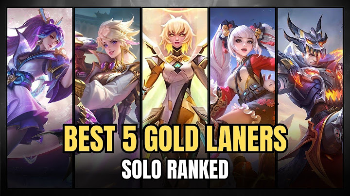 TOP 5 GOLD LANERS FOR SOLO RANKED | MOBILE LEGENDS