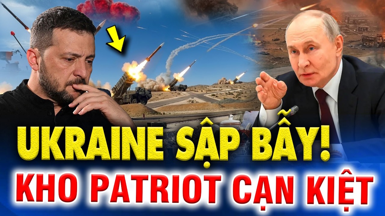 Nga Siết Nghẹt Lá Chắn Patriot – Ukraine Bị Kéo Vào Bẫy Tiêu Hao Tên Lửa