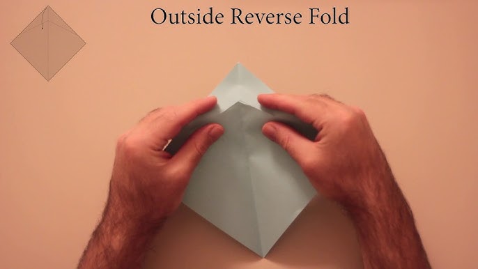 Origami Basics - Valley Folds and Mountain Folds Tutorial 