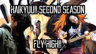 FLY HIGH!! - Haikyuu!! OP 【Band Cover】|| jparecki95 & Aruvn