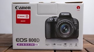 الكاميرا المثالية من كانون في الفئة المتوسطة Canon EOS 800D Unboxing