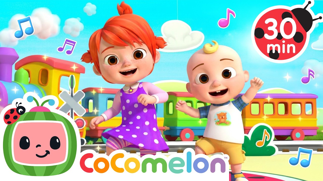 Choo Choo Train Song! | Dance Party | CoComelon Nursery Rhymes & Kids Songs
