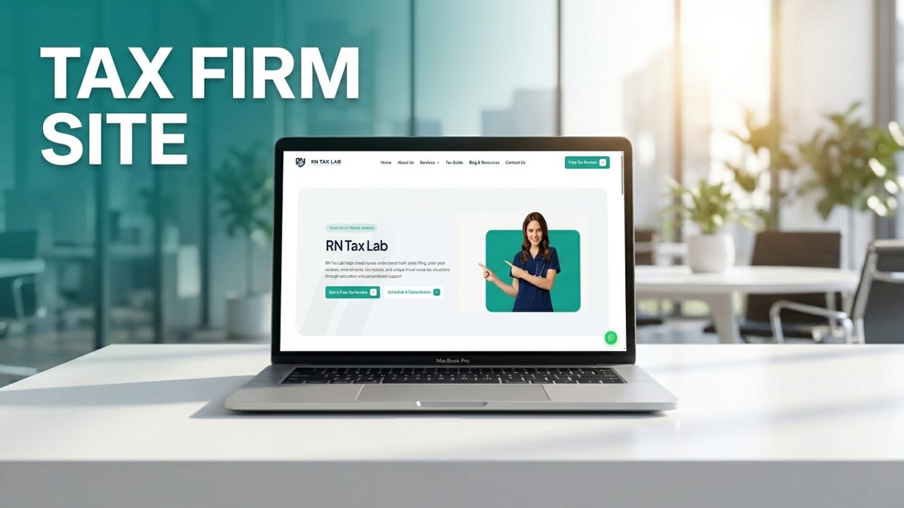 RN Tax Lab — website walkthrough by EasyQuickWeb