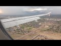 Frontier Airlines A319 | Landing in turbulence Colorado Springs from Chicago O'hare