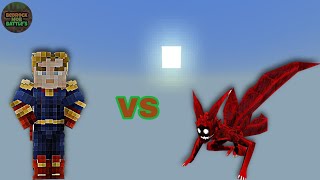 Homelander vs Naruto 4 Tailed Kyuubi | Minecraft Bedrock | MobBattle