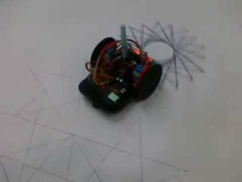 TIRL Turtle Robot doing its thing.