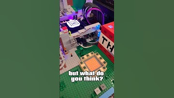 Lego Minecraft COMPUTER BUILD and The END Portal #lego #minecraft #pc
