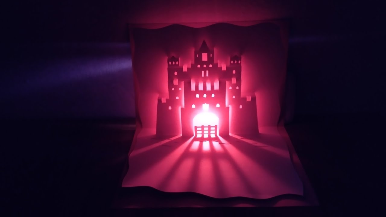 DIY Pop-up Card of a Castle