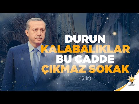 Durun Kalabalıklar Bu Cadde Çıkmaz Sokak | Cumhurbaşkanımızdan Destan Şiiri | AK Parti