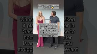 A great answer for that question 👏🏻 #chrisevans #anyataylorjoy