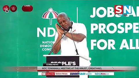 Full Speech: John Mahama's words at the TownHall meeting in Kumasi