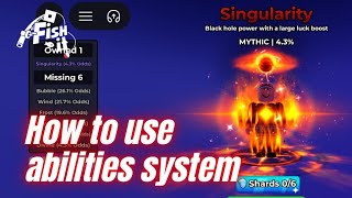 INSANE Ability Luck 😱 - how to use abilities system Fish It Roblox tutorial screenshot 1