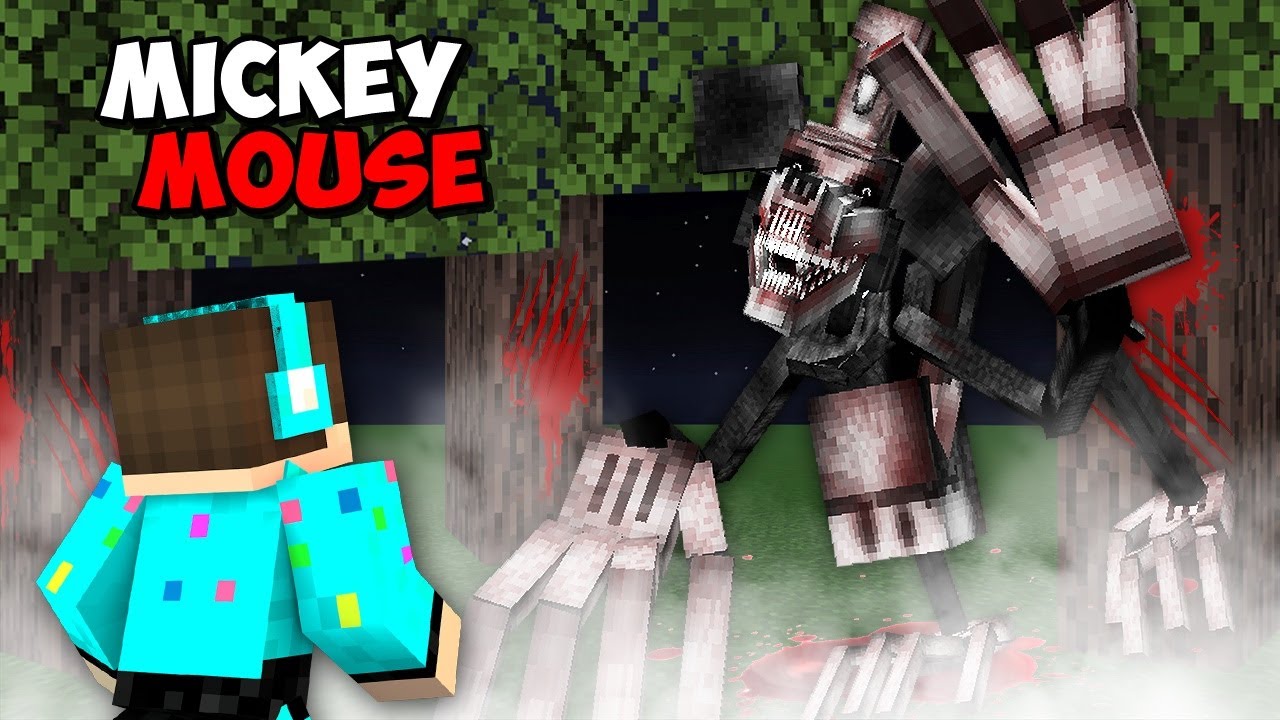 PENAMPAKAN TIKUS MICKEY TERTANGKAP KAMERA YANG MENYERAMKAN !! Minecraft Horor Anomali