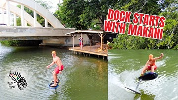 Dock starts and foil pumping tips with Makani Andrews in Haleiwa