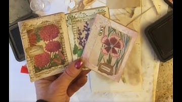 Favourite Projects Revisited - Magazines & Teabags Ephemera - Foldout Tutorial