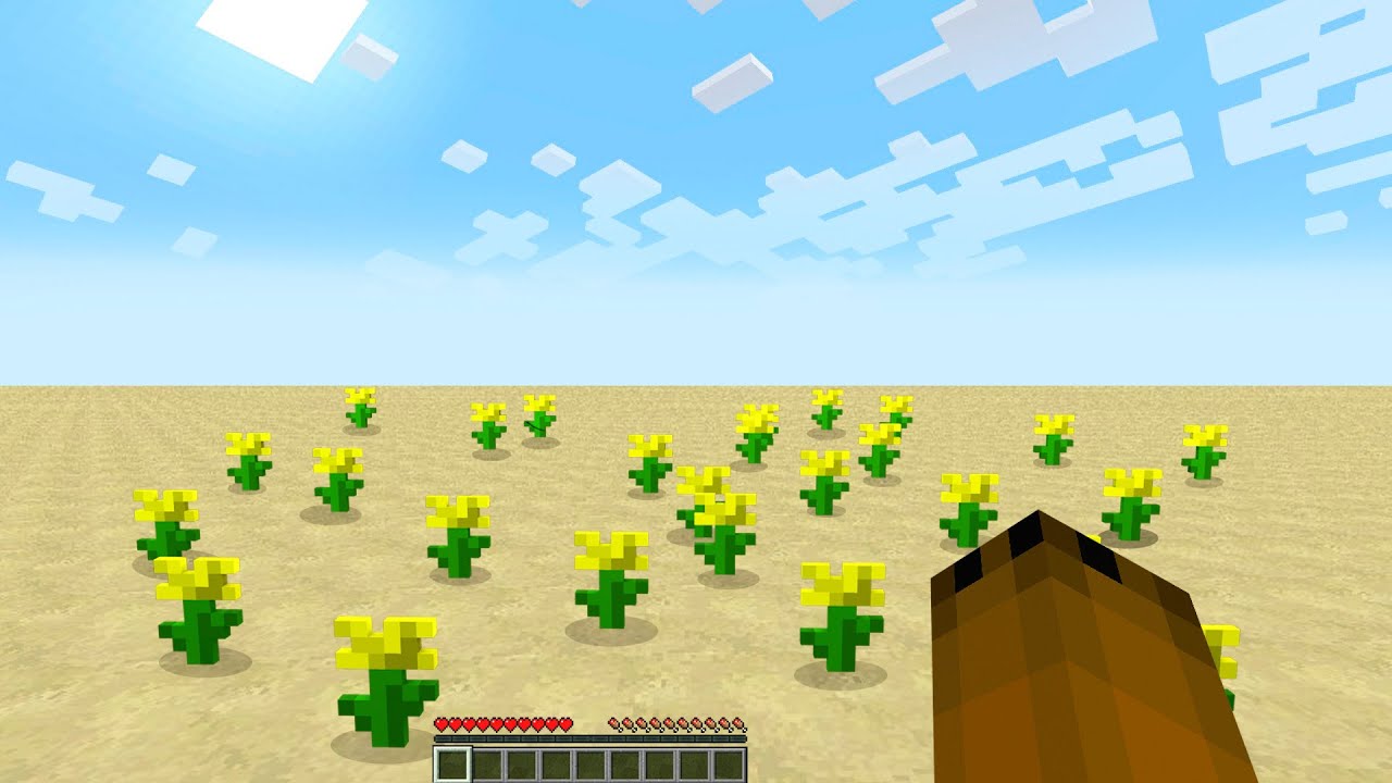 Minecraft But If I Touch Anything Yellow I Die...