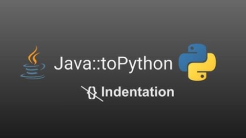 Python indentation