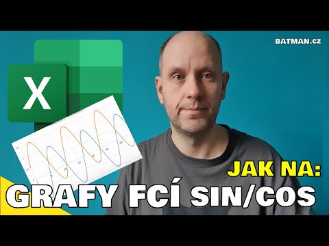 Excel – grafy funkcí sinus cosinus /sin cos