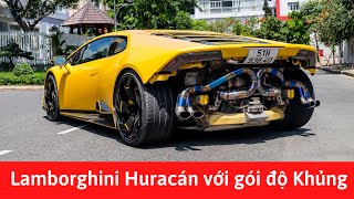 Vlog - Drifter hàng đầu Việt Nam tháo đuôi Lamborghini Huracan, khoe ống xả Titanium đắt giá.
