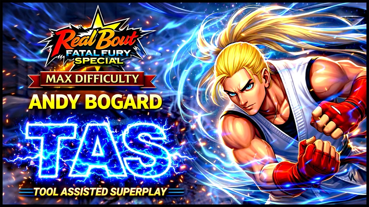 TAS】REAL BOUT FATAL FURY SPECIAL - ANDY BOGARD RED LIFE NO DAMAGE 