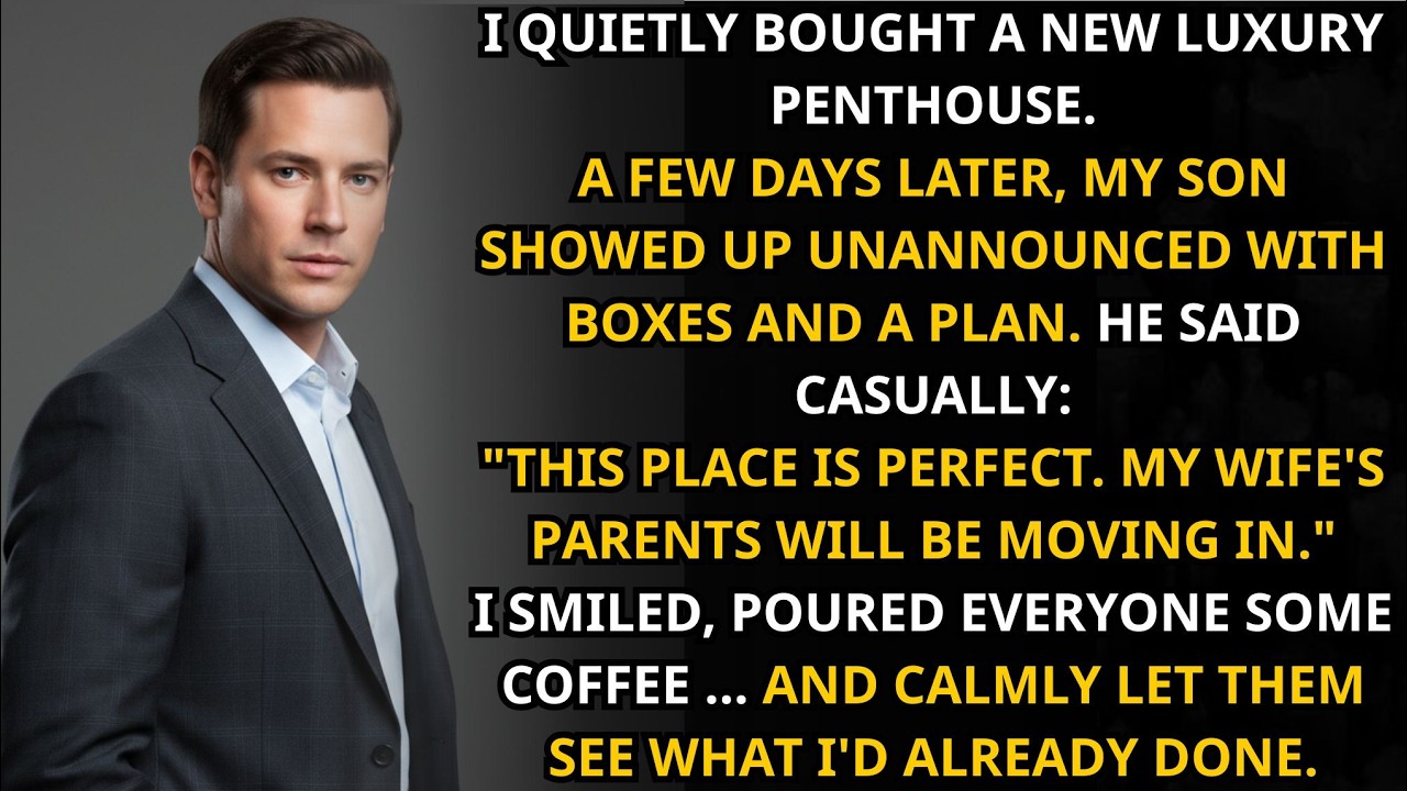 My Son Tried to Move His In-Laws Into My New Luxury Penthouse — Until They Saw What I’d Done.