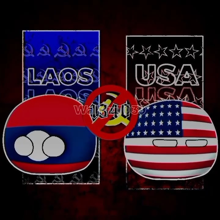 Laos 1964 | PalmTreePanic - Countryballs Edit #countryballs #edit #shorts