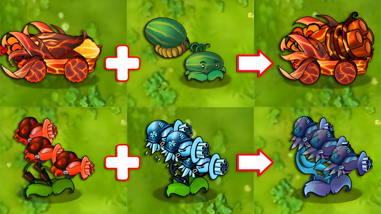 PVZ Fusion 2.8 Challenge New Plants - All Ultimate Plants Fusion Vs All ...