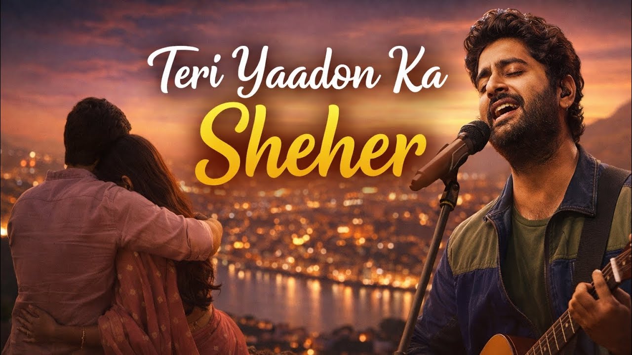 Teri Yaadon Ka Sheher ✨💘👀| Heart Touching Sad Love Song 2026 | Emotional Hindi Song | #arijitsingh 