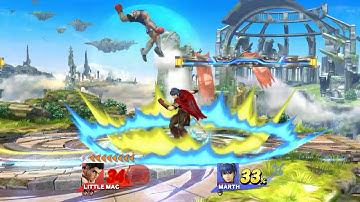 Little mac can edge-guard?