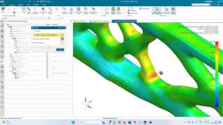 How to use NX2312 topology optimization, simple beam example.