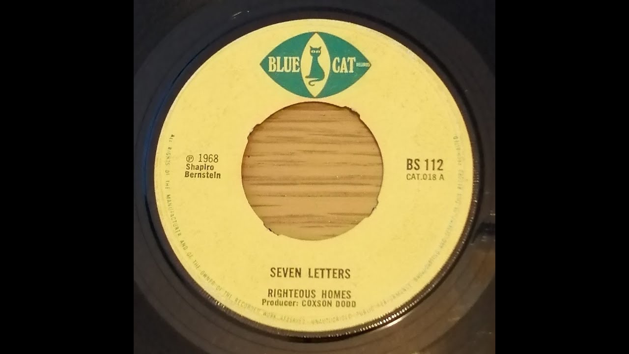 Righteous Homes Seven Letters B Side Soul Vendors To Sir With Love