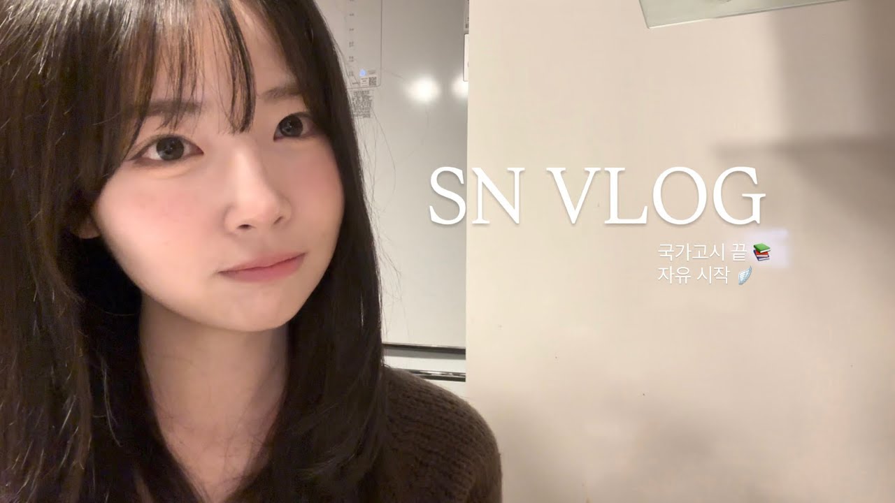 간호사 국가고시 끝! 자유다 🤍 | 간호대생 브이로그 | 간호학과 4학년 | 일상 브이로그