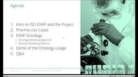 Introduction to the Identification of Medicinal Products (IDMP) Ontology Project
