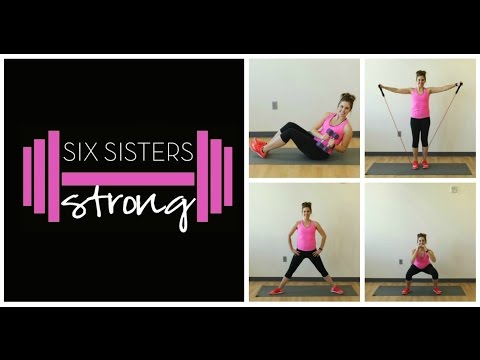 4 Week Home Workout Program and Eating Plan- Six Sisters Strong | Six Sisters Stuff