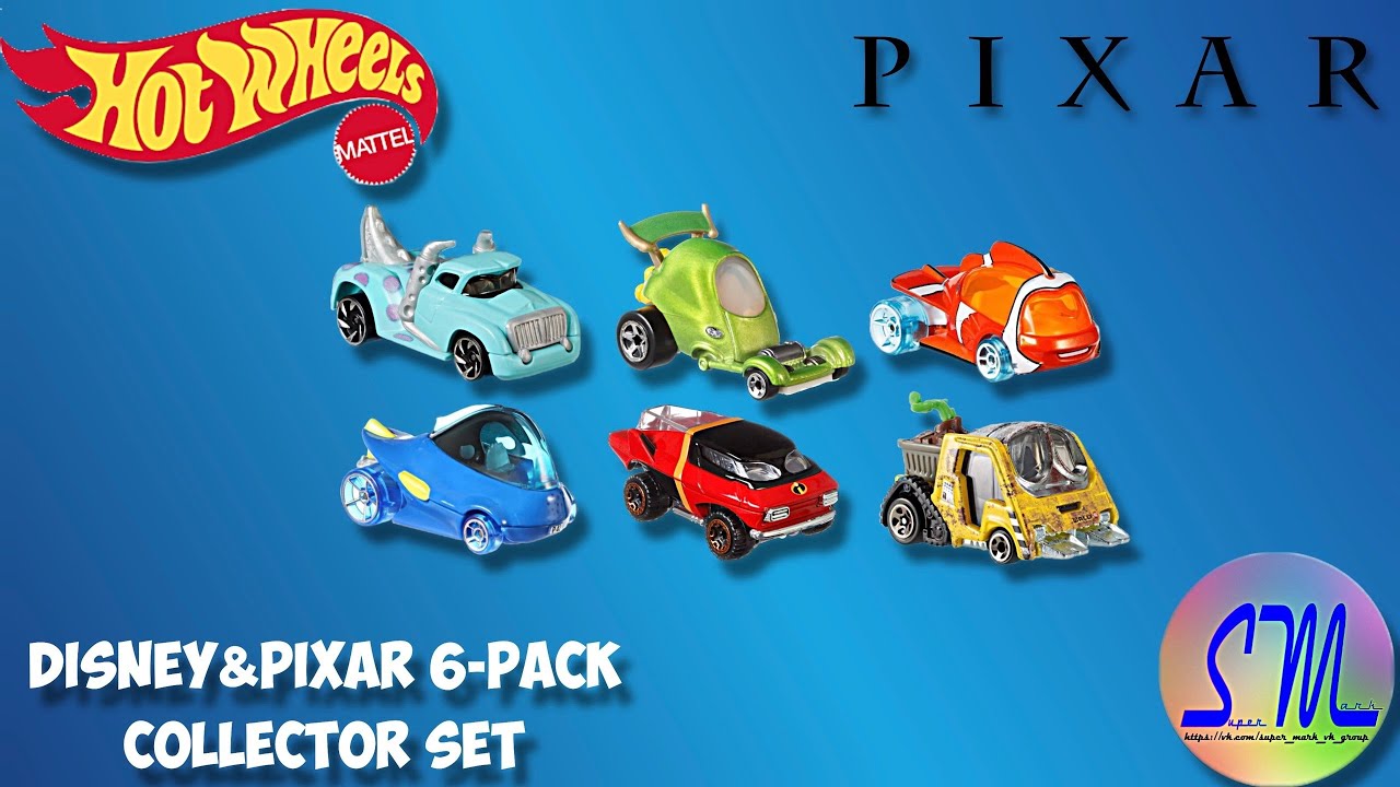 Обзор на набор машинок Hot Wheels Disney & Pixar 6-Pack Collector Set