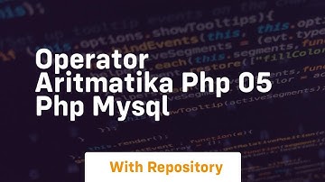 Operator aritmatika php 05 php mysql