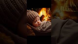 Falling Asleep💤Eliminates stress,Increases deep sleep | The sound of a burning fire #shorts